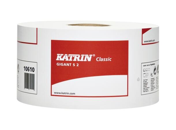 Toalettpapir KATRIN Gigant S2 2 lag - 200 meter lengde 